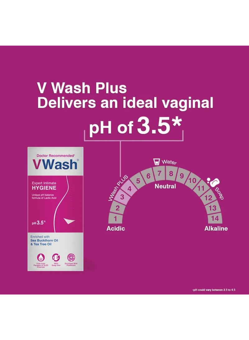 VWash Expert Intimate Hygiene 100ml | Prevents Itching, Irritation & Dryness | Suitable For All Skin Types - Image 4